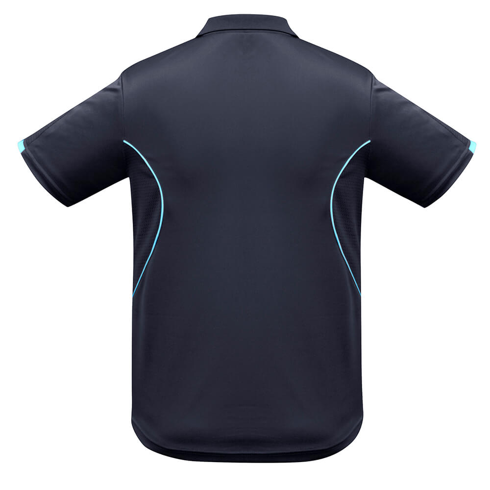 Biz Collection P405MS Mens Razor Polo Navy/Sky