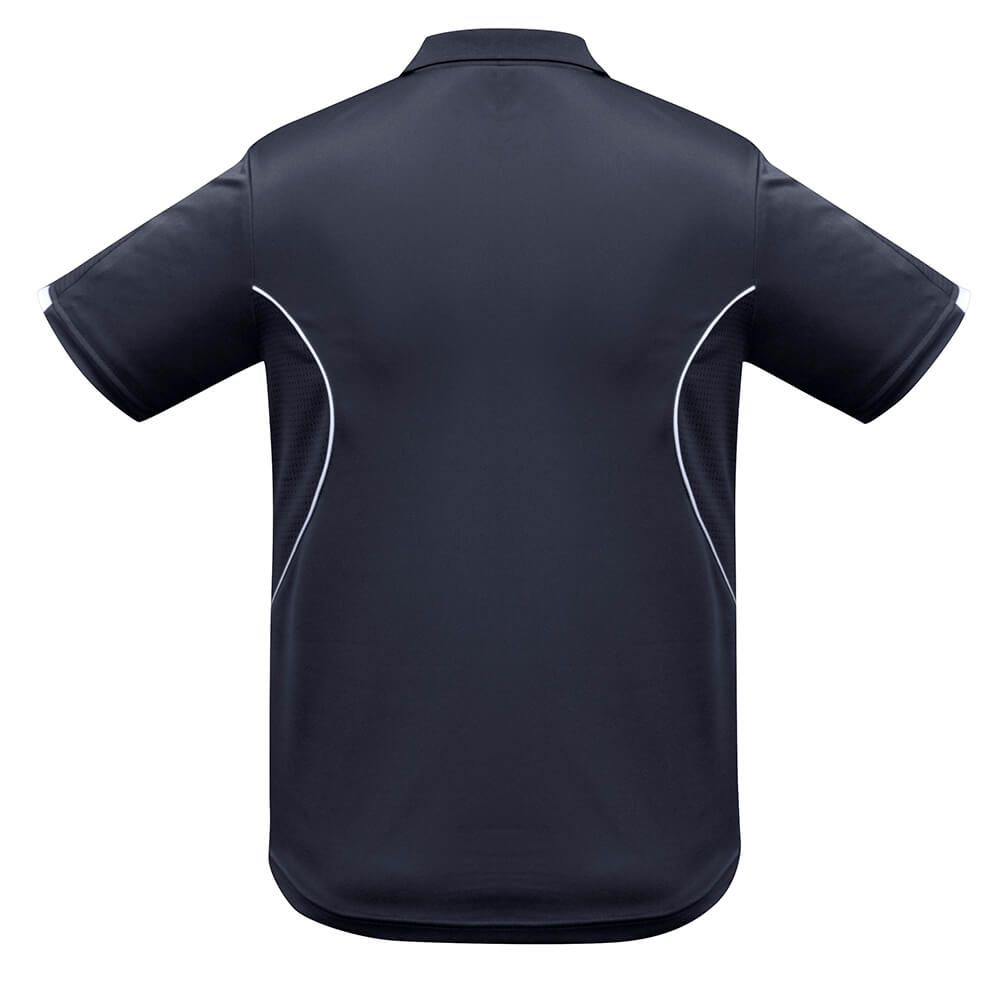 Biz Collection P405MS Mens Razor Polo Navy/White