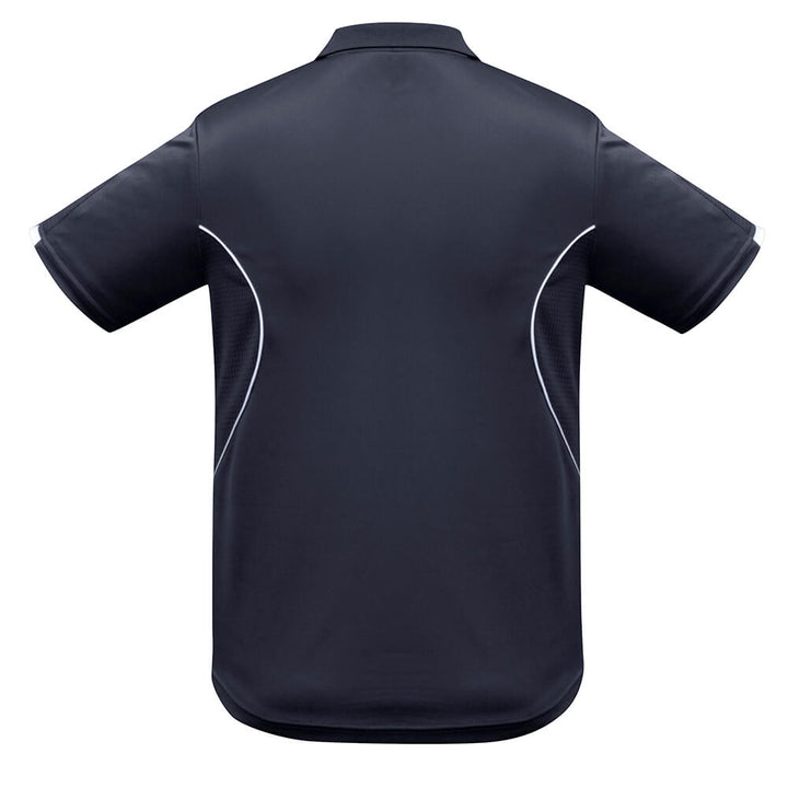 Biz Collection P405MS Mens Razor Polo Navy/White