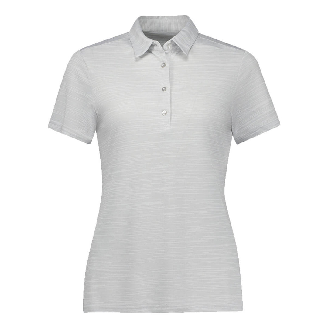 Biz Collection P410LS Womens Orbit Short Sleeve Polo Silver