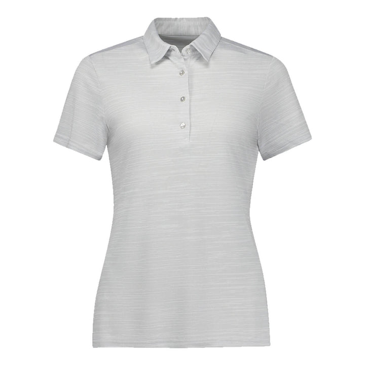 Biz Collection P410LS Womens Orbit Short Sleeve Polo Silver