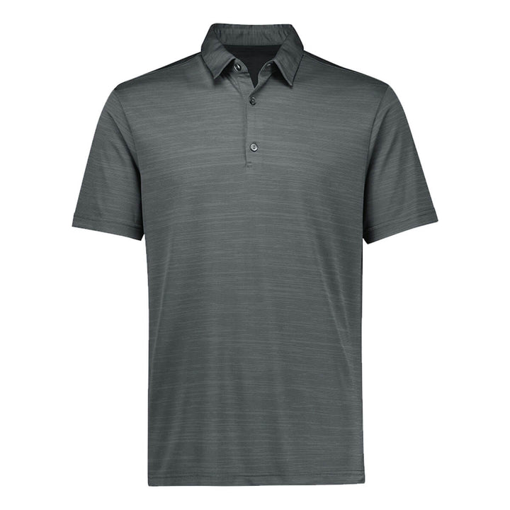 Biz Collection P410MS Mens Orbit Short Sleeve Polo Dark Grey Carbon