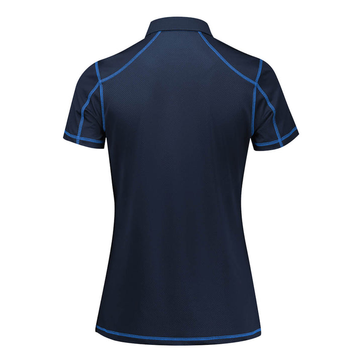 Biz Collection P419LS Womens Dart Short Sleeve Polo Navy/Royal