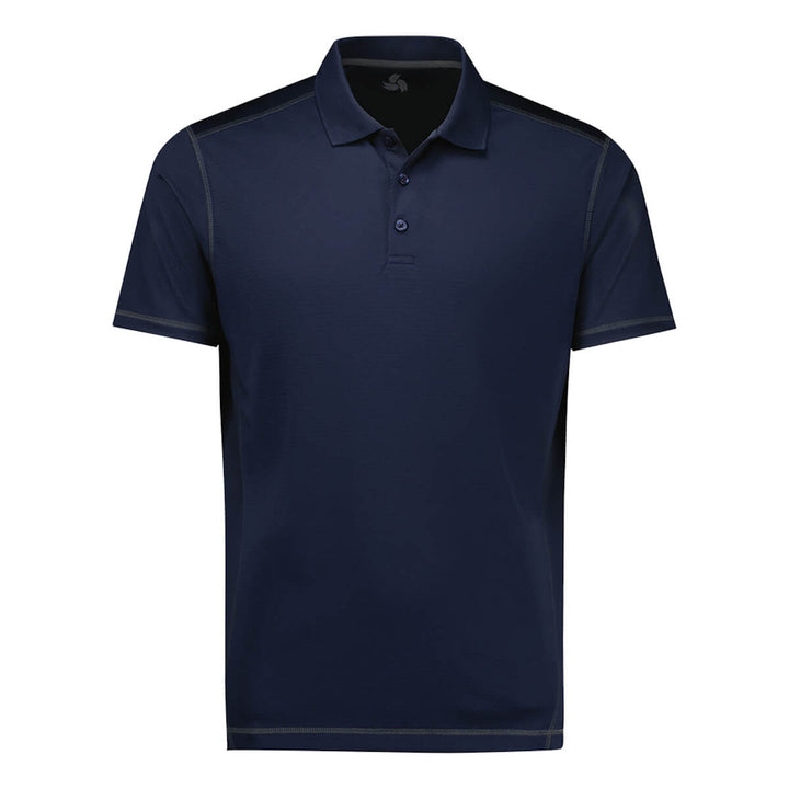 Biz Collection P419MS Mens Dart Short Sleeve Polo Navy/Navy