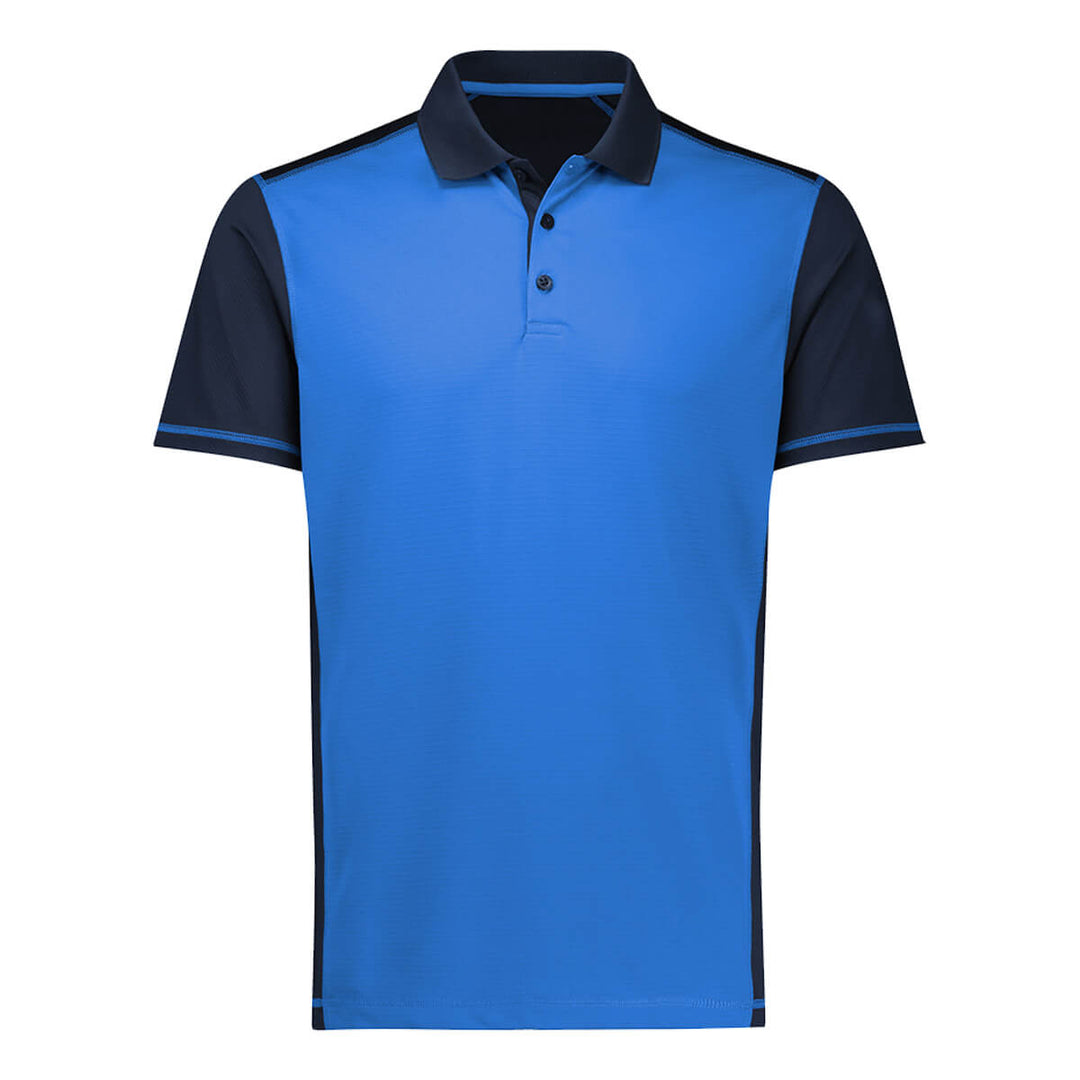 Biz Collection P419MS Mens Dart Short Sleeve Polo Navy/Royal