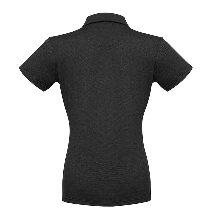 Biz Collection P501LS Womens Shadow Short Sleeve Polo Graphite Black