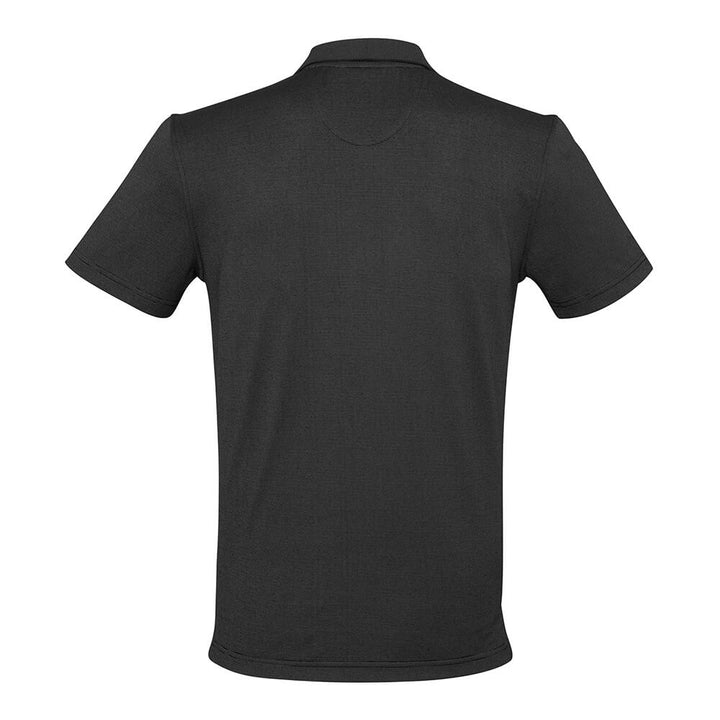 Biz Collection P501MS Mens Shadow Short Sleeve Polo Graphite Black