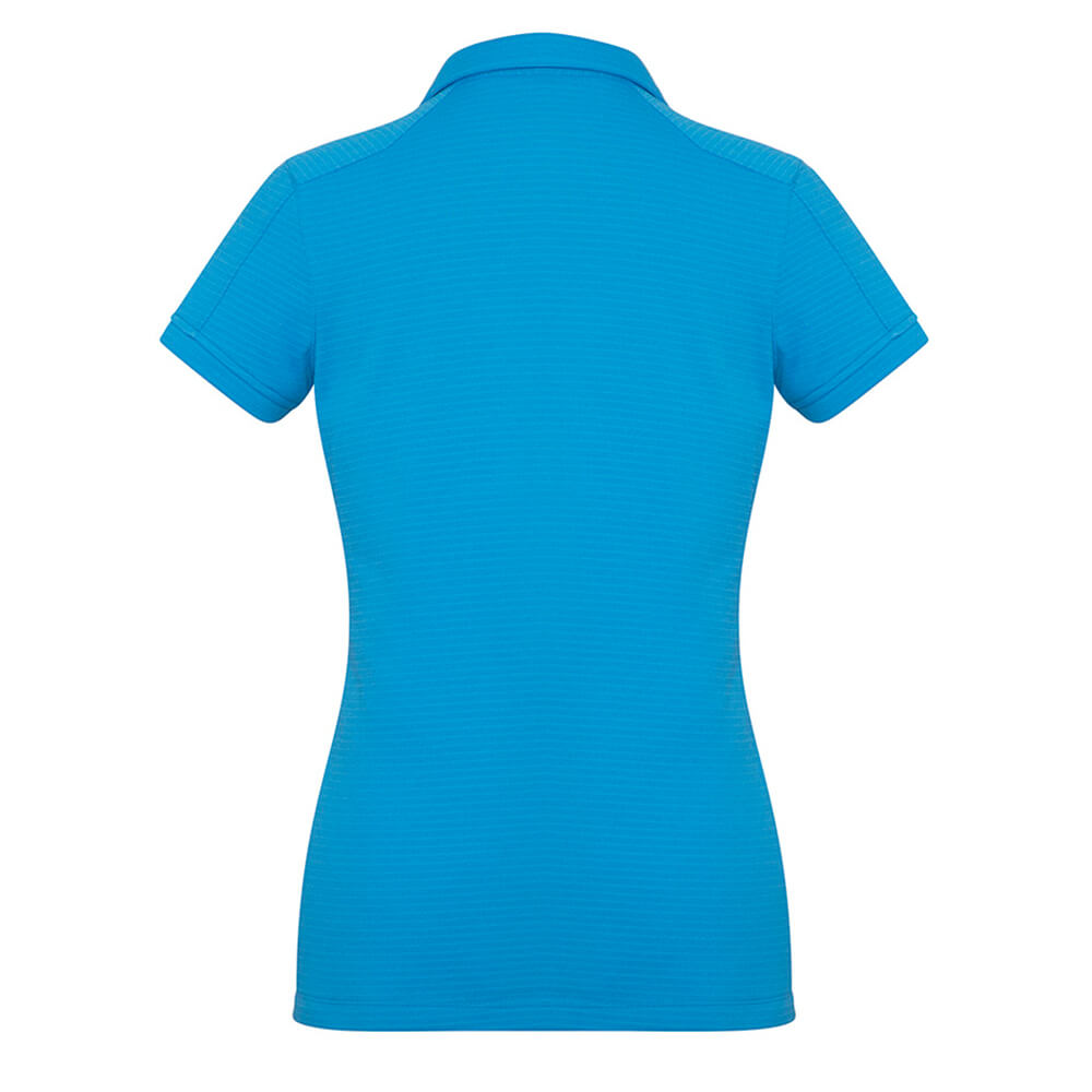 Biz Collection P706LS Womens Profile Short Sleeve Polo Cyan