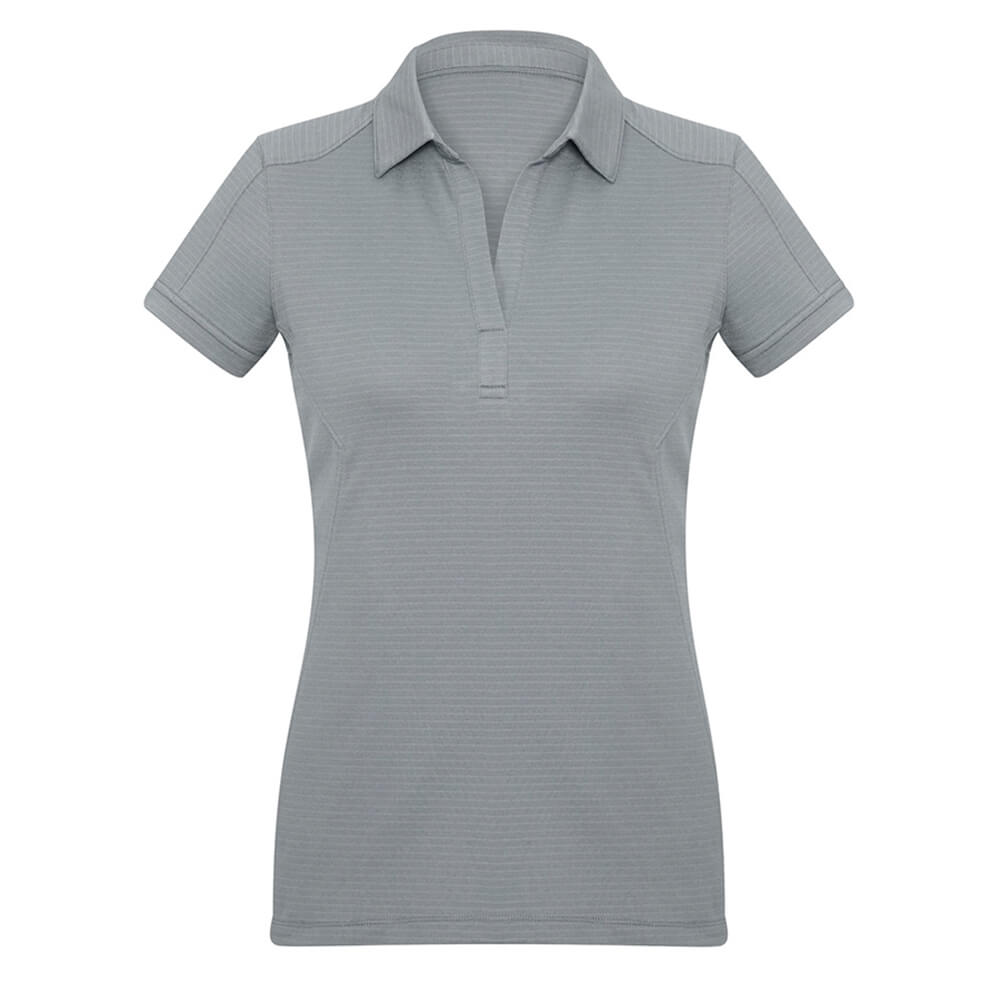 Biz Collection P706LS Womens Profile Short Sleeve Polo Silver