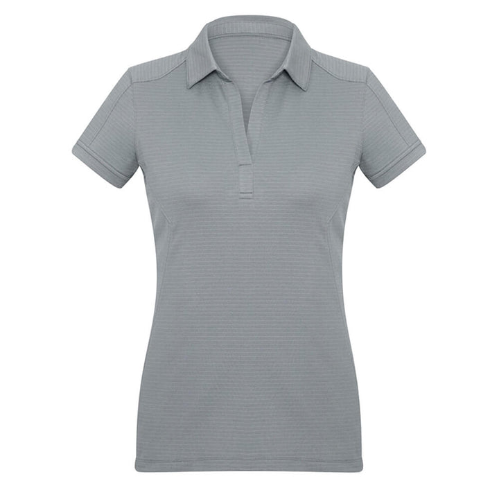 Biz Collection P706LS Womens Profile Short Sleeve Polo Silver