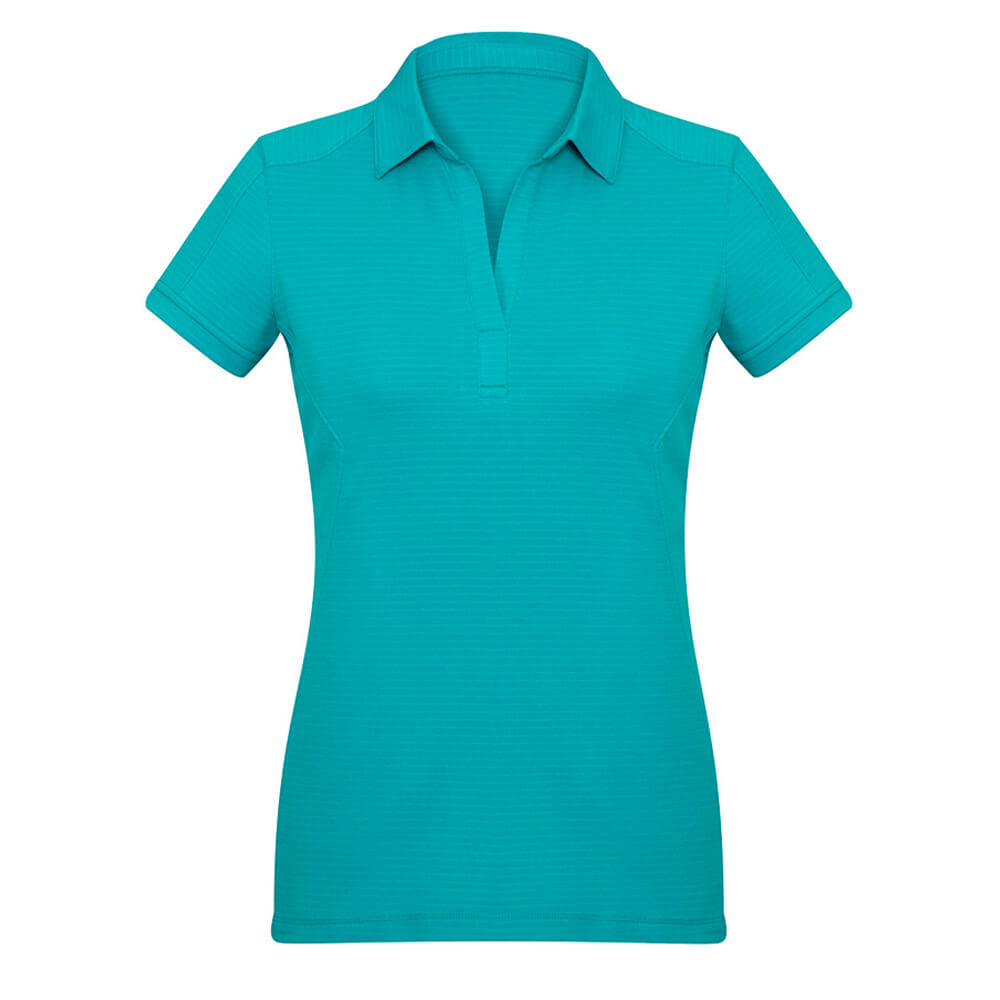 Biz Collection P706LS Womens Profile Short Sleeve Polo Teal