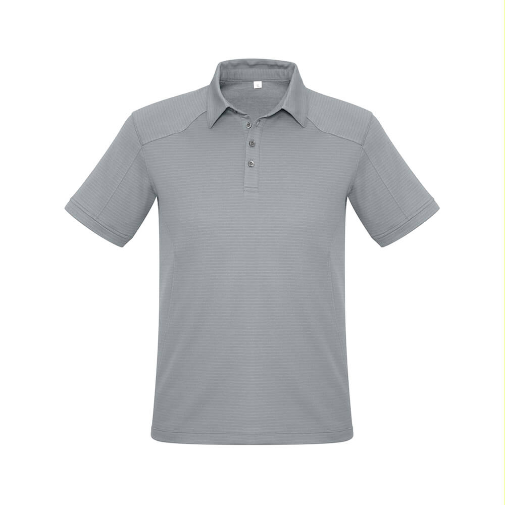 Biz Collection P706MS Mens Profile Short Sleeve Polo Silver