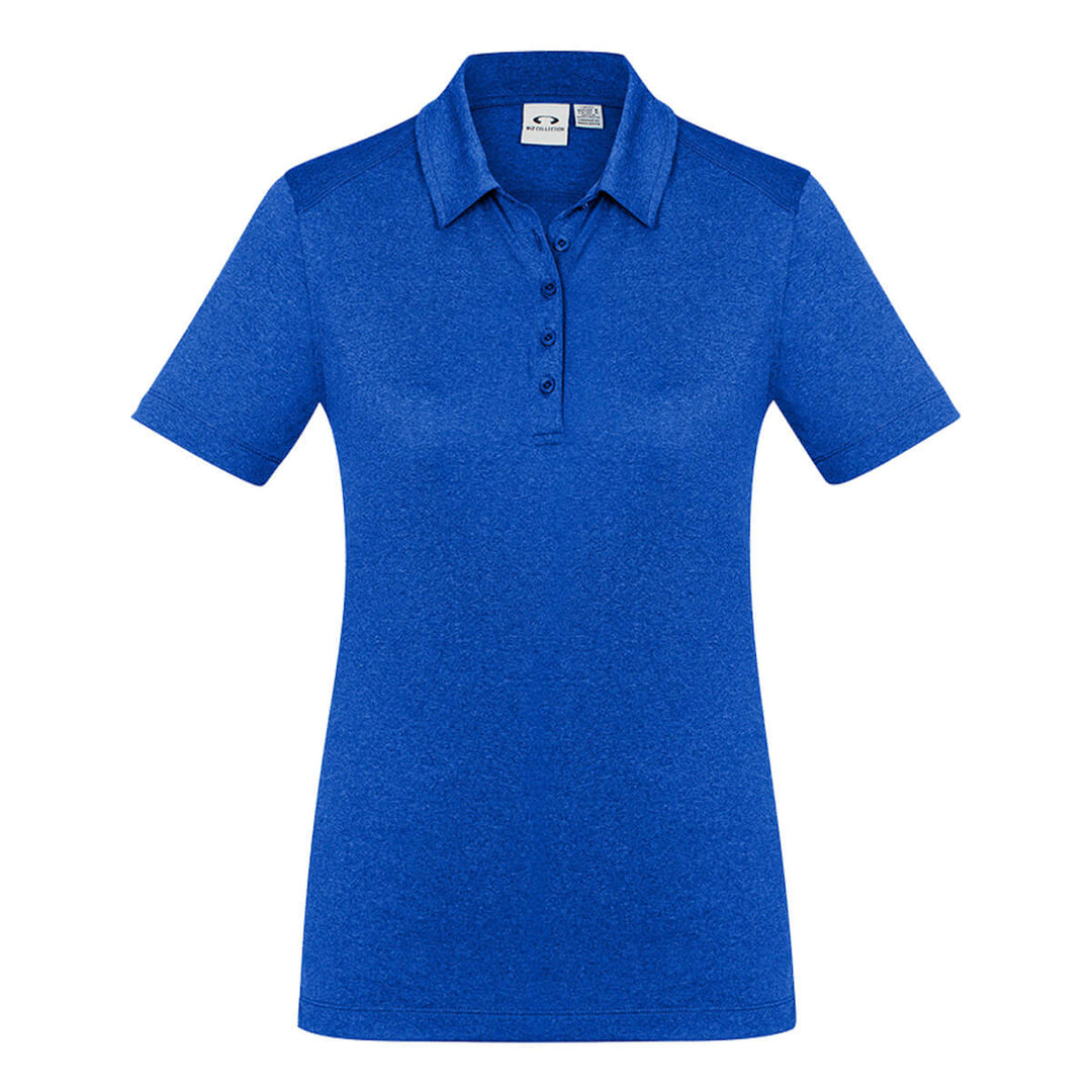 Biz Collection P815LS Womens Aero Cotton Feel Polo Electric Blue
