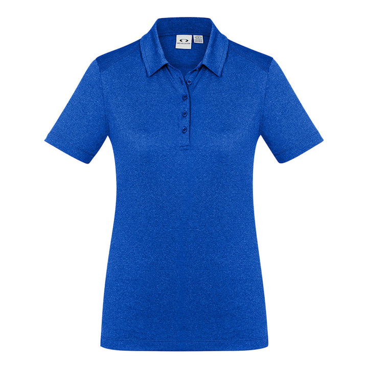 Biz Collection P815LS Womens Aero Cotton Feel Polo Electric Blue