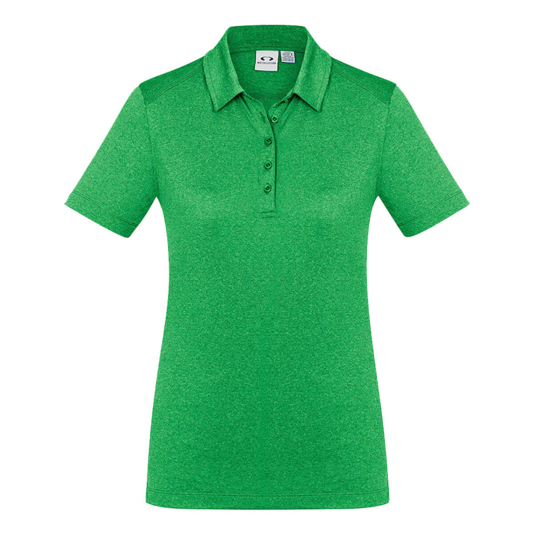 Biz Collection P815LS Womens Aero Cotton Feel Polo Lime