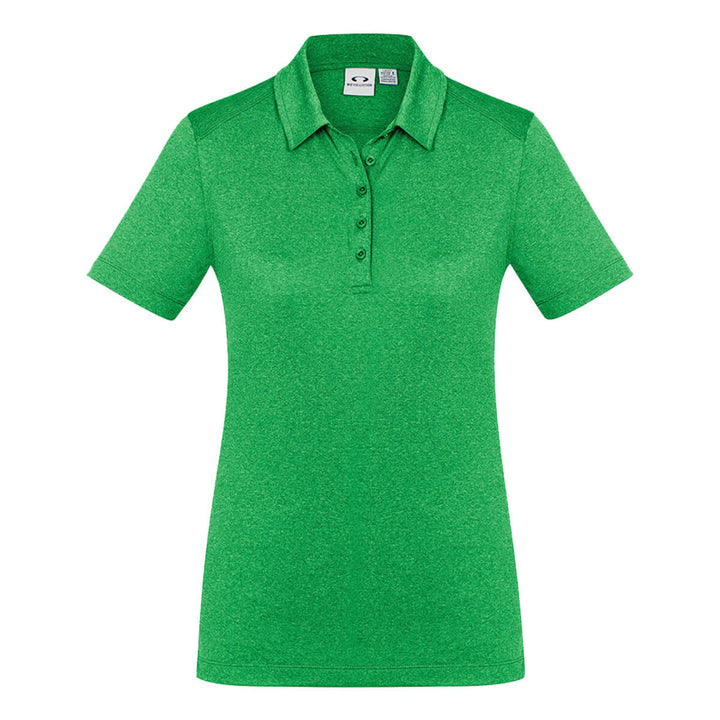 Biz Collection P815LS Womens Aero Cotton Feel Polo Lime