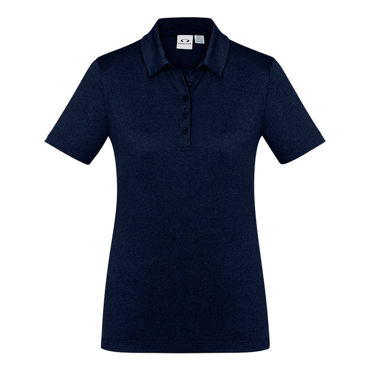Biz Collection P815LS Womens Aero Cotton Feel Polo Navy