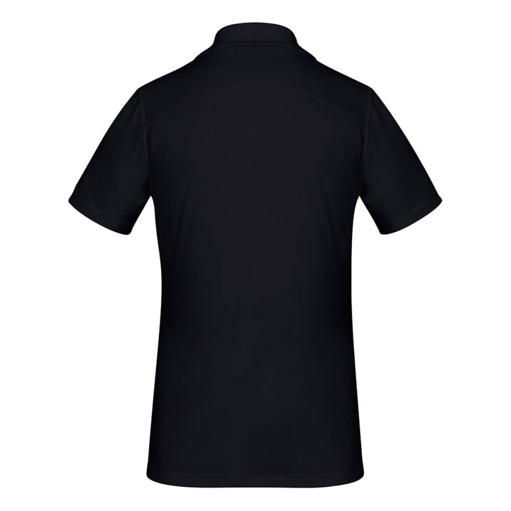 Biz Collection P815LS Womens Aero Cotton Feel Polo Solid Black