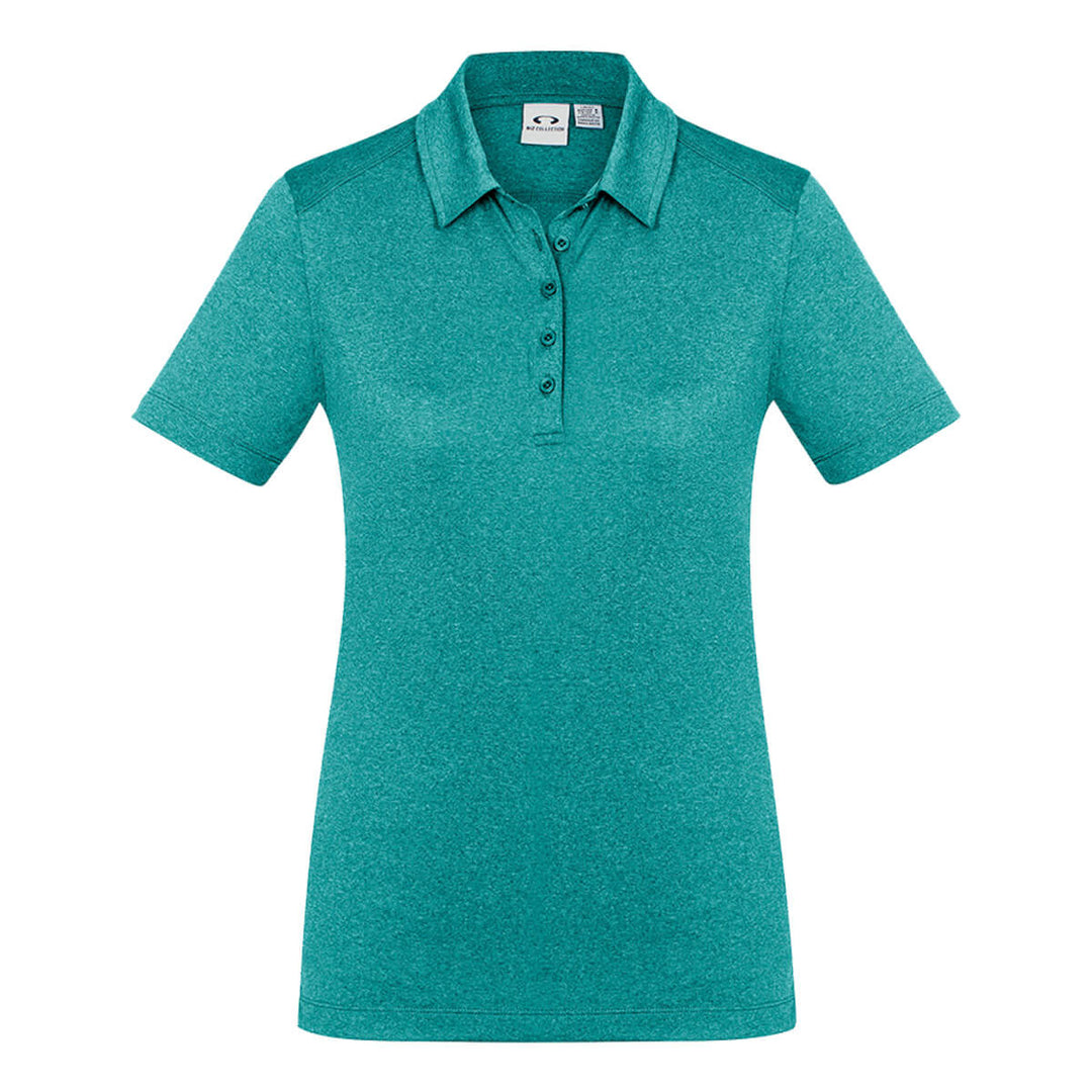 Biz Collection P815LS Womens Aero Cotton Feel Polo Teal