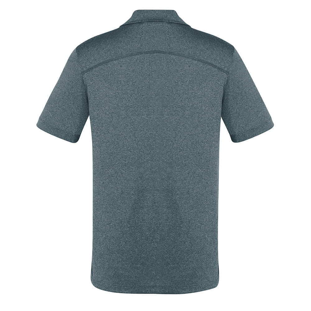 Biz Collection P815MS Mens Aero Cotton Feel Polo Charcoal