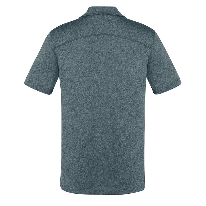 Biz Collection P815MS Mens Aero Cotton Feel Polo Charcoal