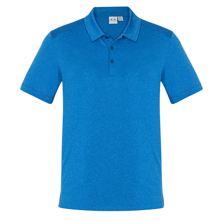 Biz Collection P815MS Mens Aero Cotton Feel Polo Cyan