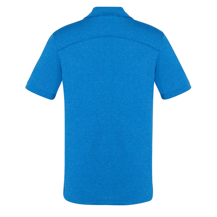 Biz Collection P815MS Mens Aero Cotton Feel Polo Cyan