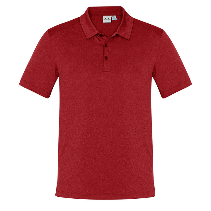 Biz Collection P815MS Mens Aero Cotton Feel Polo Red