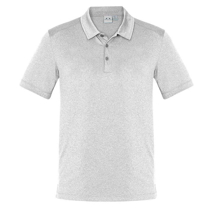 Biz Collection P815MS Mens Aero Cotton Feel Polo Silver