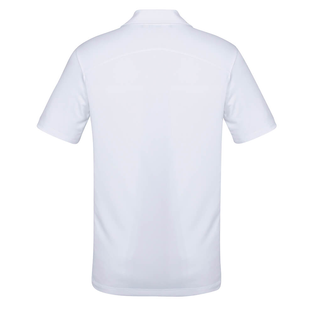Biz Collection P815MS Mens Aero Cotton Feel Polo White