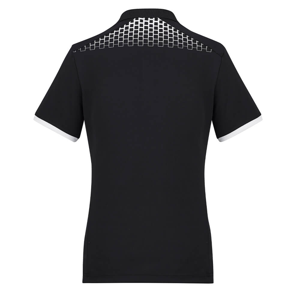 Biz Collection P900LS Womens Galaxy Polo Black/White