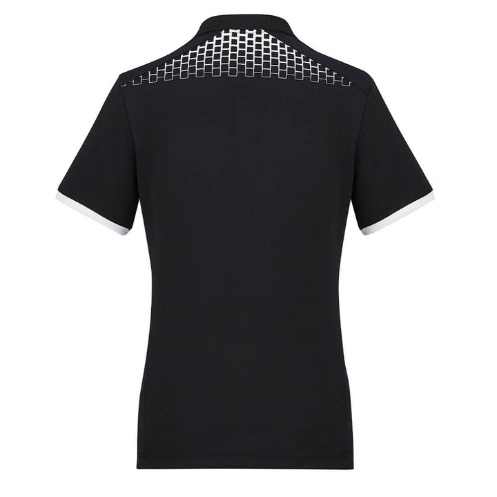 Biz Collection P900LS Womens Galaxy Polo Black/White