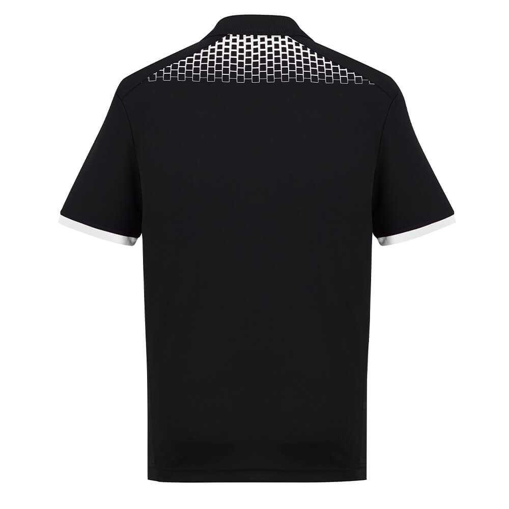Biz Collection P900MS Mens Galaxy Polo Black/White