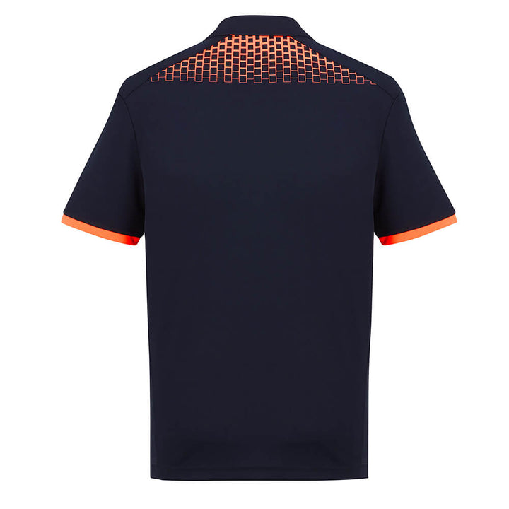 Biz Collection P900MS Mens Galaxy Polo Navy/Fluoro Orange