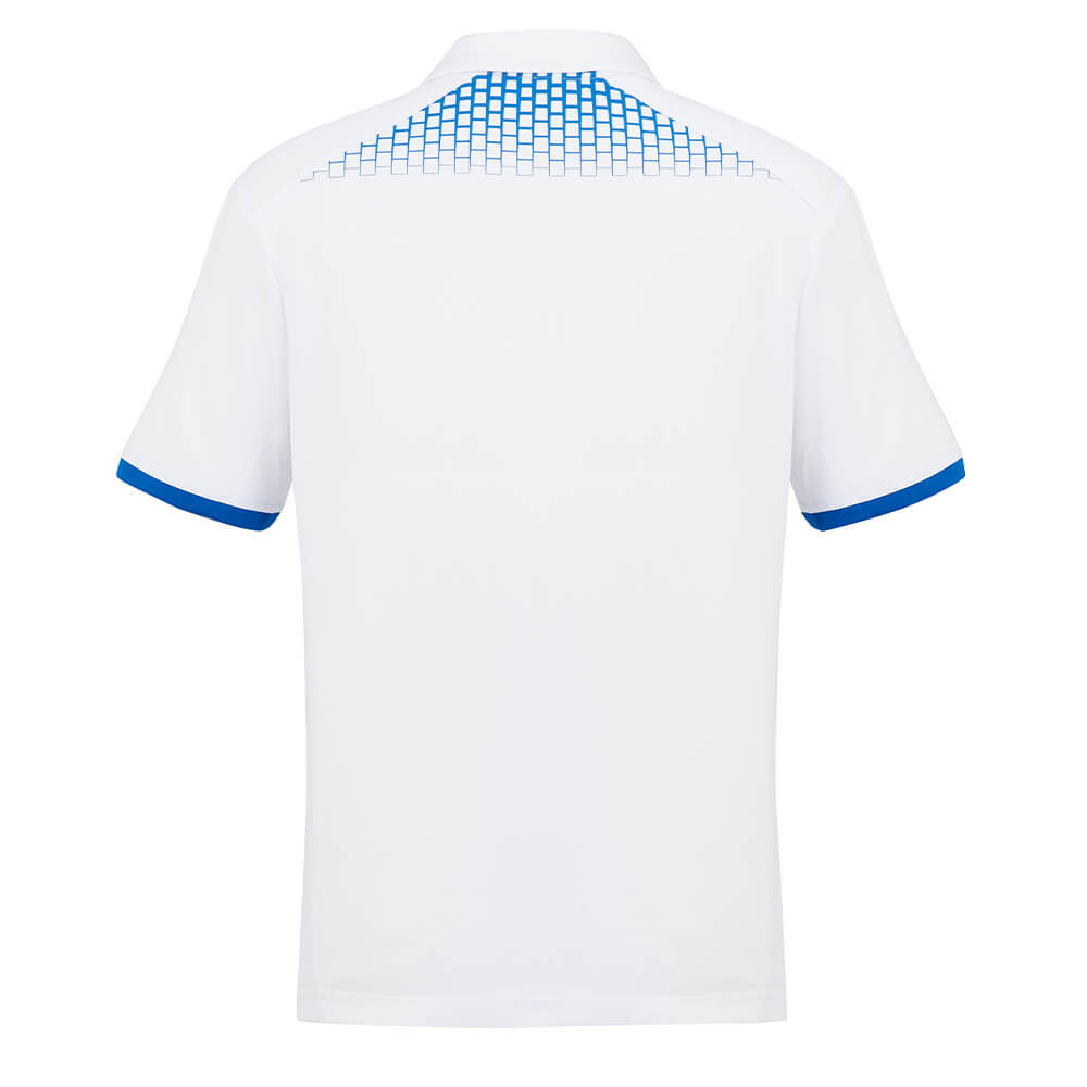 Biz Collection P900MS Mens Galaxy Polo White/Royal