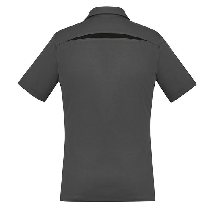 Biz Collection P901LS Womens Sonar Short Sleeve Polo Grey/Black