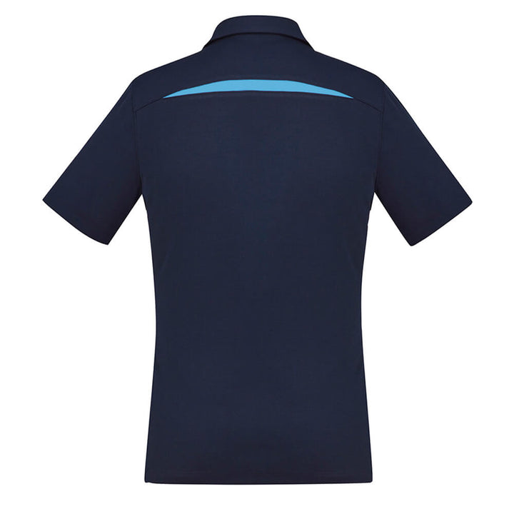 Biz Collection P901LS Womens Sonar Short Sleeve Polo Navy/Sky