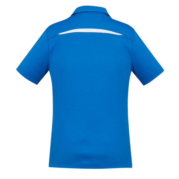 Biz Collection P901LS Womens Sonar Short Sleeve Polo Royal/White