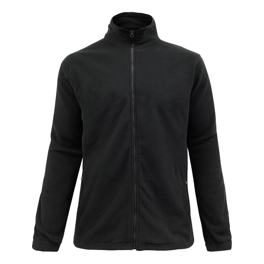 Biz Collection PF631 Womens Plain Fleece Jacket Black Front