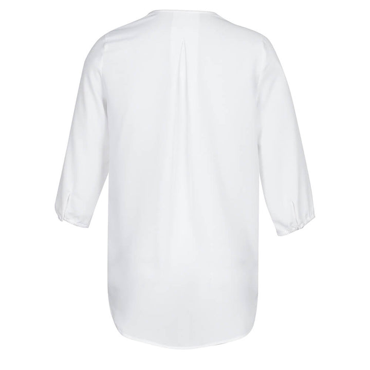 Biz Collection S015LT Womens Lily Longline Blouse White
