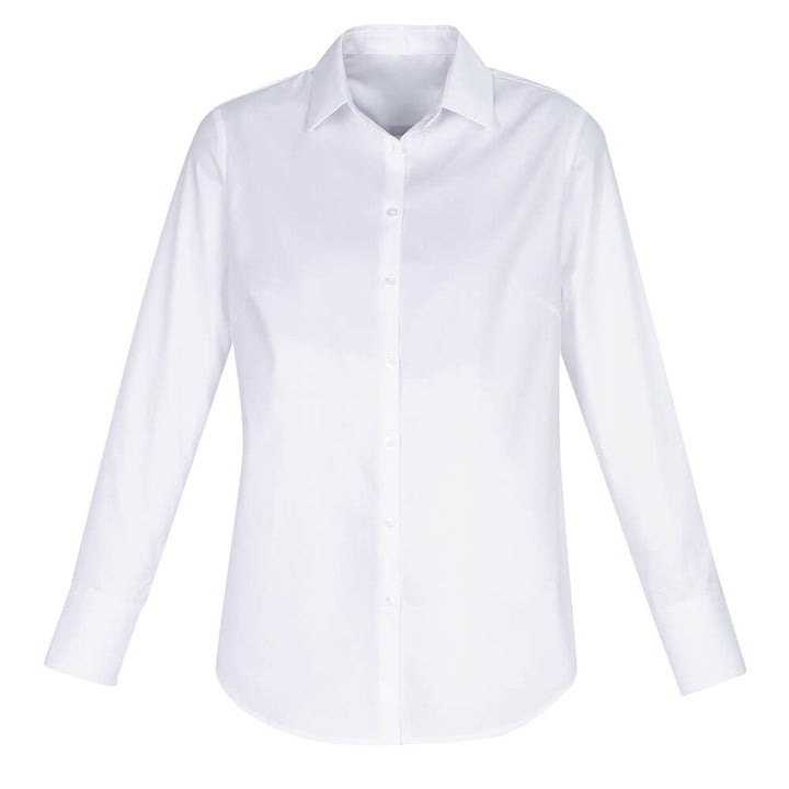 Biz Collection S016LL Womens Camden Long Sleeve Shirt White
