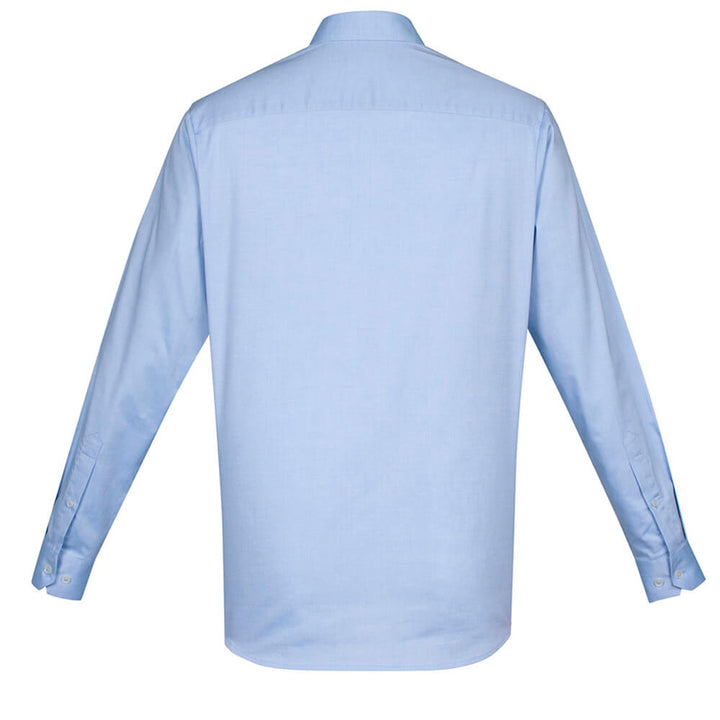 Biz Collection S016ML Mens Camden Long Sleeve Shirt Blue