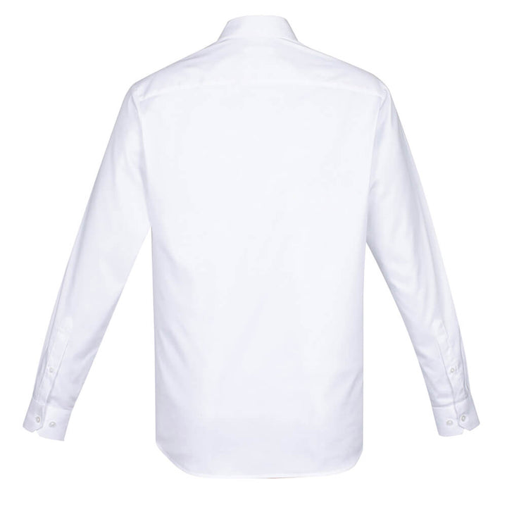Biz Collection S016ML Mens Camden Long Sleeve Shirt White