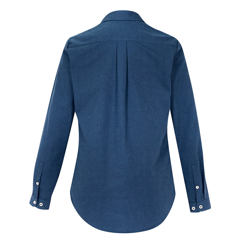 Biz Collection S127LL Womens Memphis Long Sleeve Shirt Mineral Blue