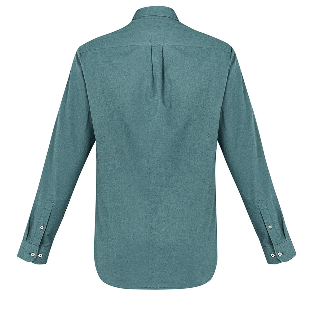 Biz Collection S127ML Mens Memphis Long Sleeve Shirt Jasper Green