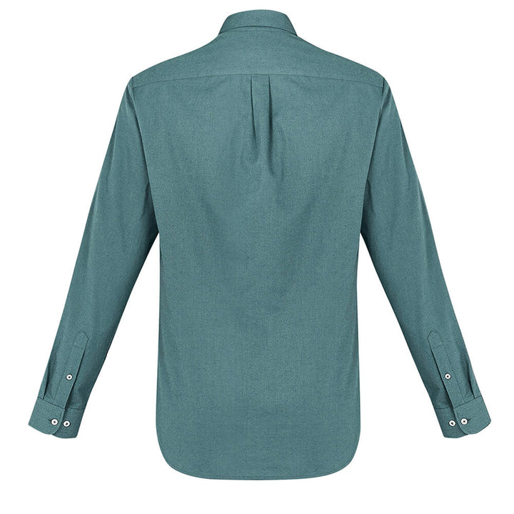 Biz Collection S127ML Mens Memphis Long Sleeve Shirt Jasper Green