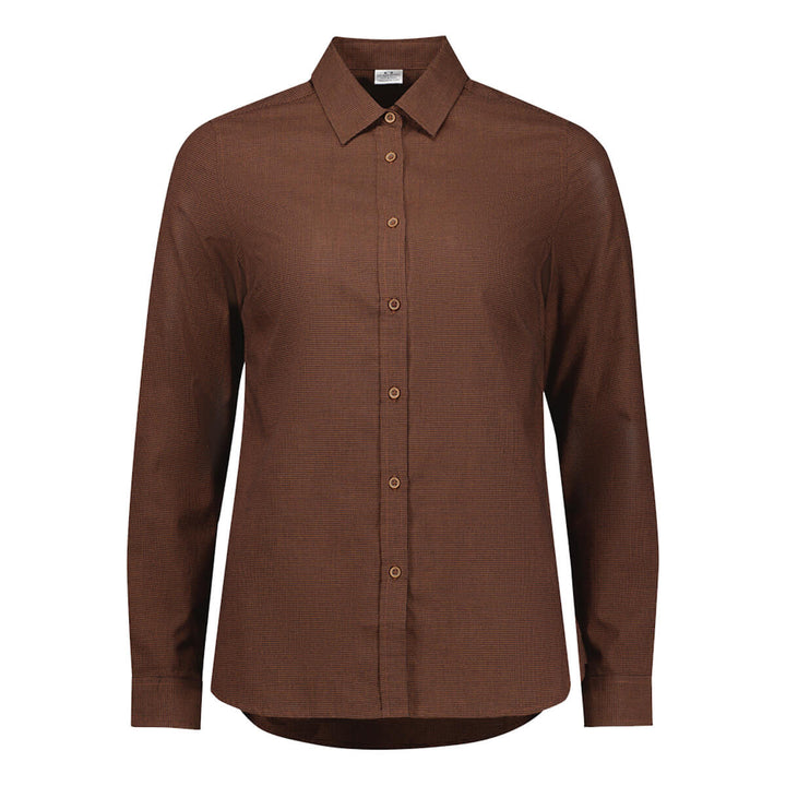 Biz Collection S421LL Womens Soul Long Sleeve Shirt Rust