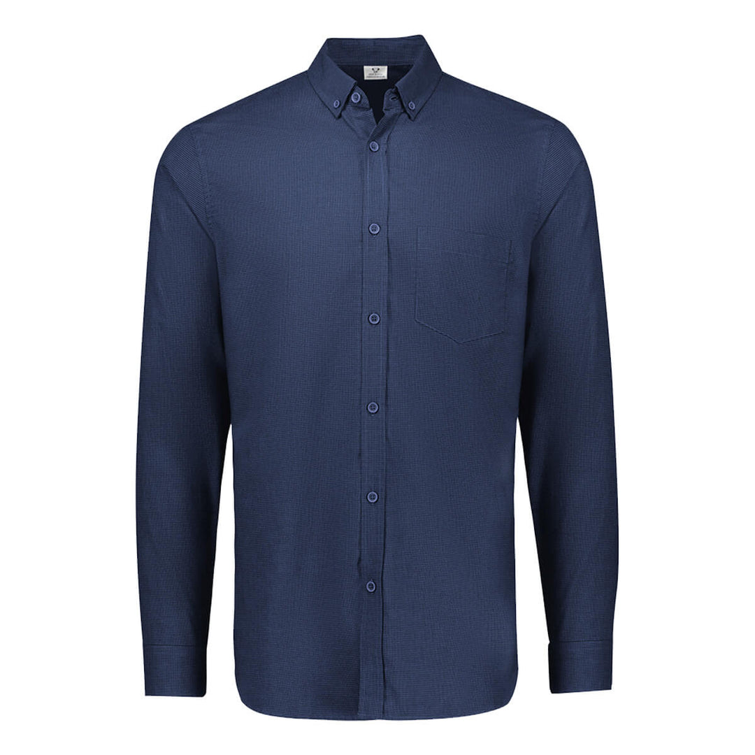 Biz Collection S421ML Mens Soul Long Sleeve Shirt Navy