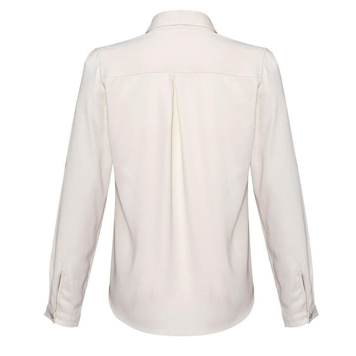 Biz Collection S626LL Womens Madison Long Sleeve Shirt Ivory