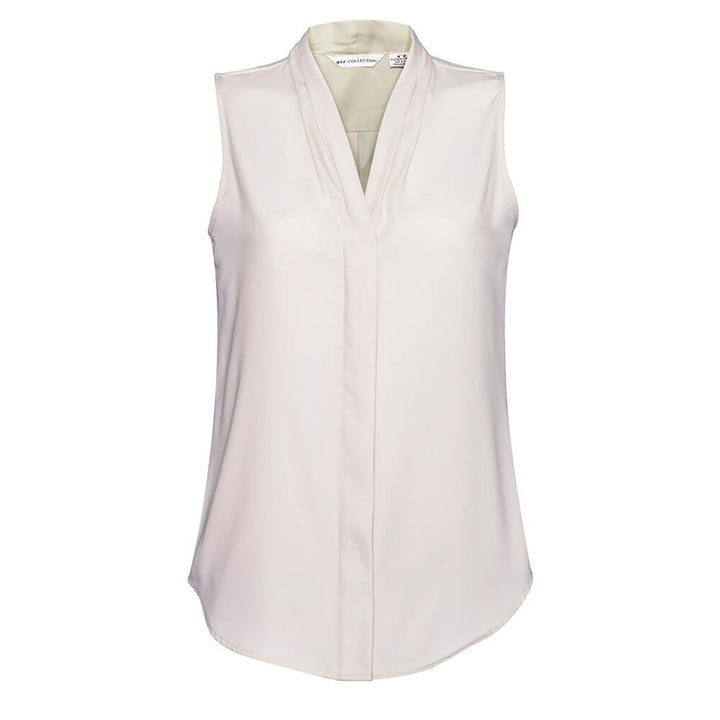Biz Collection S627LN Womens Madison Sleeveless Top Ivory